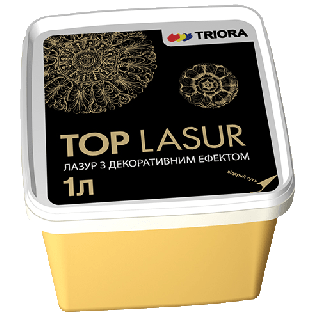Декоративная лазурь Top Lasur 1 л TRIORA фото