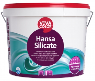Фасадная краска Hansa Silicate силиконовая Vivacolor фото