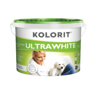 Глубокоматовая водно-дисперсионная краска Ultrawhite Kolorit фото