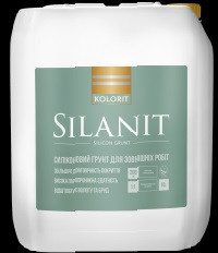 Грунтовка под штукатурку силиконовая ( краска - грунт ) Silanit Kolorit  фото