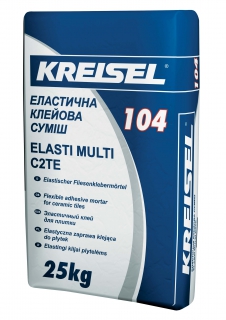Клей для плитки эластичный Elasti Multi 104 Kreisel 25 кг фото