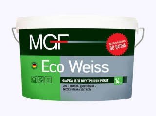 Краска для внутренних работ M 1 Eco Weiss MGF фото