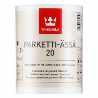 Лак для пола полиуретано-акрилатный Паркетти-Ясся (Parketti-assa) Tikkurila глянцевый, полуглянцевый, полуматовый фото