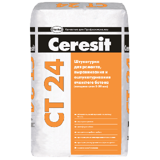 Штукатурка для ячеистого бетона СТ 24 25 кг Ceresit фото