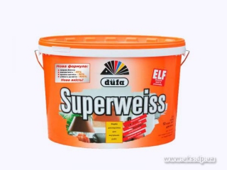 Суперстойкая виниловая краска D4 (Superweiss) Dufa фото