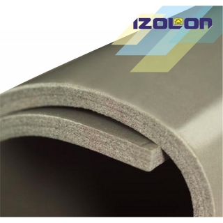 Звукоизоляция потолка IZOLON PRO 3010, 10 мм, 1,5 м серый фото1